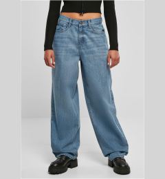 Снимка на Women's High Waist Jeans 90'S Wide Leg Denim Pants - Blue