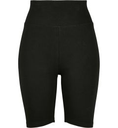 Снимка на Women's high-waisted cycling shorts - black