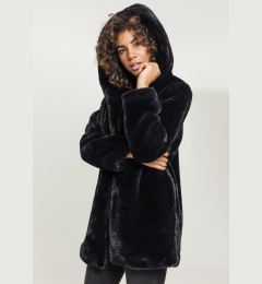 Снимка на Women's Hooded Teddy Coat Black
