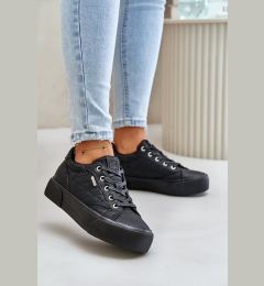 Снимка на Women's insulated platform sneakers Big Star black