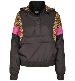 Снимка на Women's Jacket AOP Mixed Pull Over Black/leo