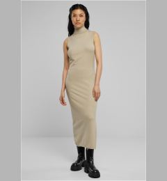 Снимка на Women's knitted dress Turtleneck sand