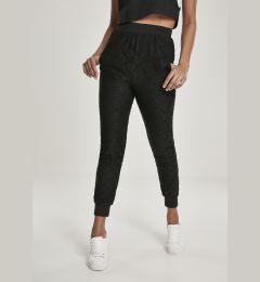Снимка на Women's Lace Jersey Jog Pants Black