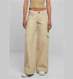 Снимка на Women's low-waisted cargo denim offwhite raw