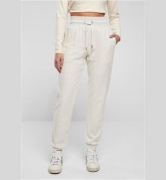 Снимка на Women's Melange Sweat trousers with high waist light grey