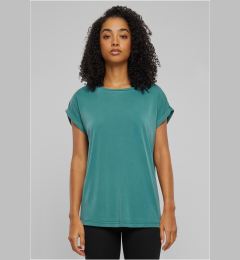 Снимка на Women's Modal Extended Shoulder Tee T-Shirt - Blue
