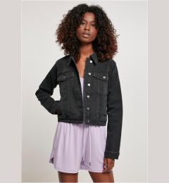 Снимка на Women's Organic Denim Jacket Black Washed