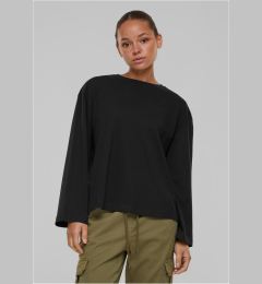 Снимка на Women's Organic Oversized Long Sleeve Black