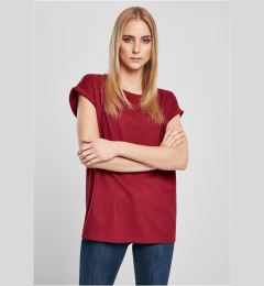 Снимка на Women's Organic T-Shirt with Extended Shoulder Burgundy