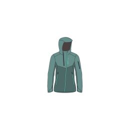 Снимка на Women's outdoor jacket Kilpi METRIX-W dark green
