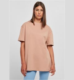 Снимка на Women's oversized boyfriend t-shirt in amber color