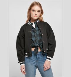 Снимка на Women's Oversized College Sweat Jacket Black