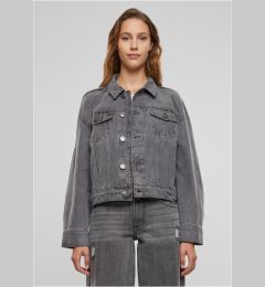 Снимка на Women's oversized denim jacket from the 80s - gray washed