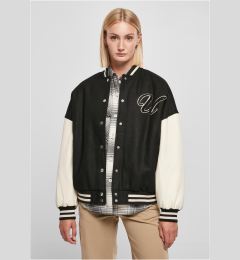 Снимка на Women's Oversized Jacket Big U College Black/Light White