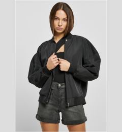 Снимка на Women's Oversized Light Bomber Jacket Black