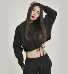 Снимка на Women's Oversized Short Raglan Crew Black