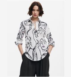 Снимка на Women's patterned shirt Desigual Faces - Women
