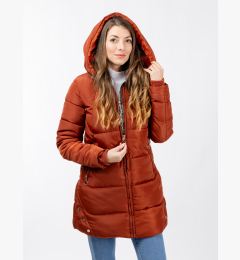 Снимка на Women's quilted jacket GLANO - orange
