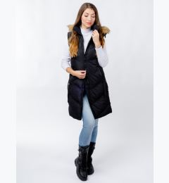 Снимка на Women's quilted vest GLANO - black