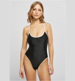Снимка на Women's recycled retro swimsuit black/white