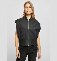 Снимка на Women's Recycled Short Bomber Vest Black