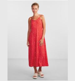 Снимка на Women's Red Patterned Maxi Dress Pieces Nya - Women