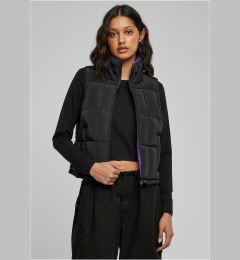 Снимка на Women's reversible cropped vest black/real purple