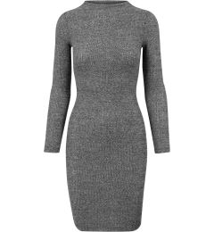 Снимка на Women's ribbed dress URBAN CLASSICS - grey