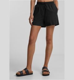 Снимка на Women's Seersucker Shorts - Black