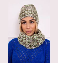 Снимка на Women's set with fleece Merry K202 green + brown