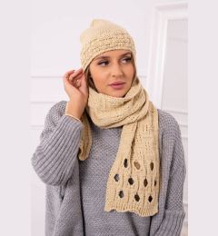 Снимка на Women's set with scarf Maja K327 beige