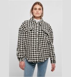 Снимка на Women's Shirt AOP Sherpa Blackhoundstooth