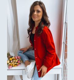 Снимка на Women's shirt jacket CALIFORNICATION red Dstreet