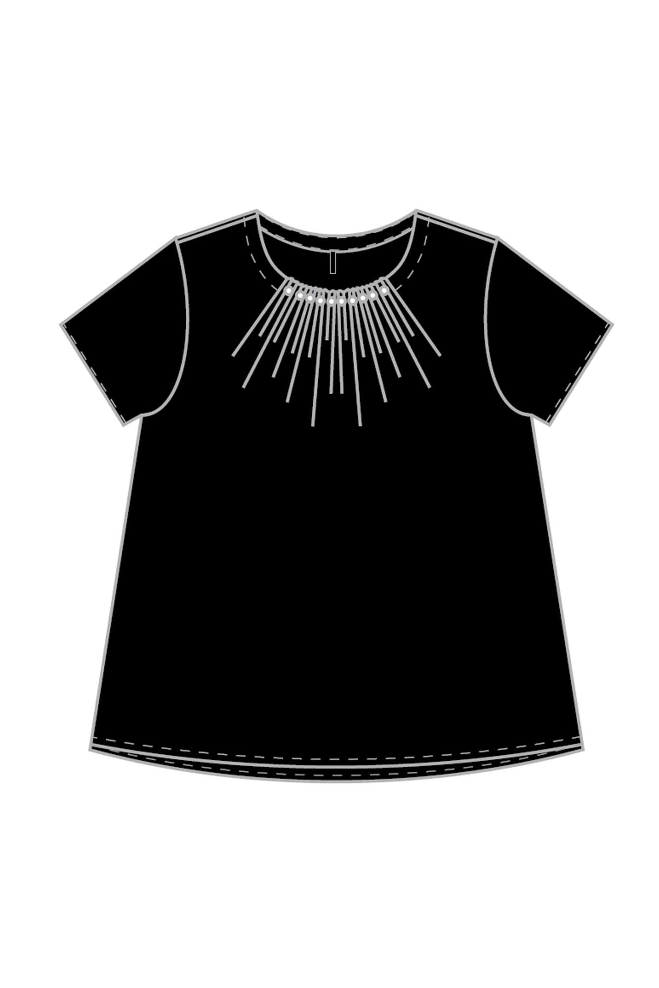 Снимка на WOMEN'S SHIRT L-KO-4028 BLACK