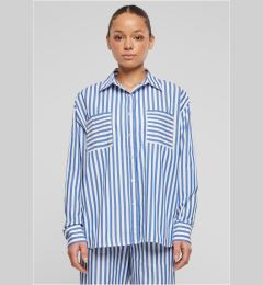 Снимка на Women's shirt Striped Relaxed white/blue