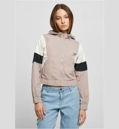 Снимка на Women's short 3-color creased jacket dukrose/white sand/black