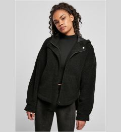Снимка на Women's short jacket Sherpa black