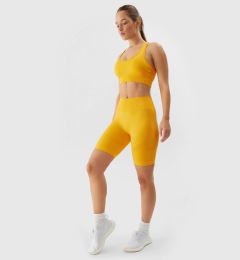 Снимка на Women's Short Sports Seamless Leggings 4F - Orange
