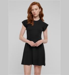 Снимка на Women's Skater Rib Dress - Black