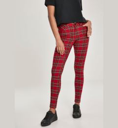 Снимка на Women's Skinny Tartan Trousers red/bl