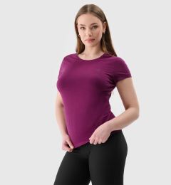 Снимка на Women's slim T-shirt 4F - purple