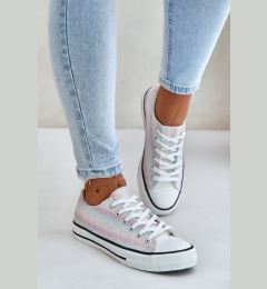 Снимка на Women's sneakers decorated with sequins Multicolor Nolrina