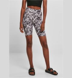 Снимка на Women's soft shorts AOP Cycle Black fade