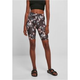 Снимка на Women's Soft Shorts AOP Cycle Blacksoftflower