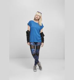 Снимка на Women's Sports Blue T-Shirt with Extended Shoulder