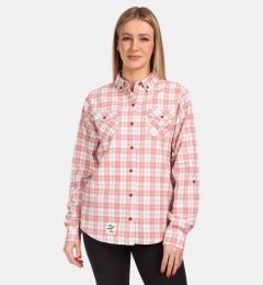 Снимка на Women's sports flannel shirt Kilpi FLANNY-W Pink