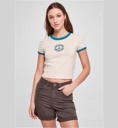 Снимка на Women's Stretch Jersey Cropped Tee softseagrass/watergreen