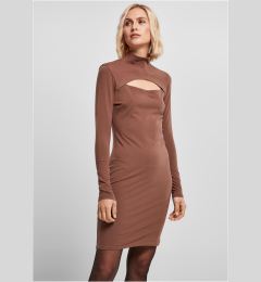 Снимка на Women's stretch jersey with a cut-out turtleneck