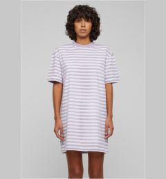 Снимка на Women's striped dress oversized white/purple