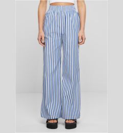 Снимка на Women's Striped Loose Trousers White/Blue